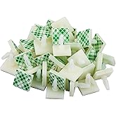 50pcs PCB Adhesive Standoff Nylon Plastic Sticky Insulated PCB Spacer Ø 3mm HC-5 Supporting Height 4.8mm