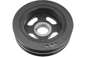 A-Premium Engine Harmonic Balancer Crankshaft Pulley Compatible with Hyundai Elantra 2001-2006, Tiburon 2003-2008, Tucson 200