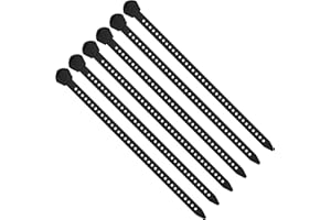 Shupakul 6 Pcs Snowshoe Straps Kit, Adjustable Skiing Boots Straps Replacement, Snowshoe Bindings for Adult Teen Ski Boot