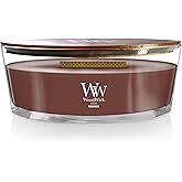 WoodWick Redwood Holiday Candle Gifts for Women and Men, 16 oz Ellipse Candle with Crackling Wick