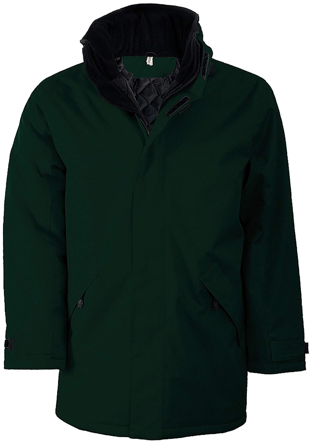 Kariban Unisex Parka Jacket with Collar Contained Hood Amazon.co.uk