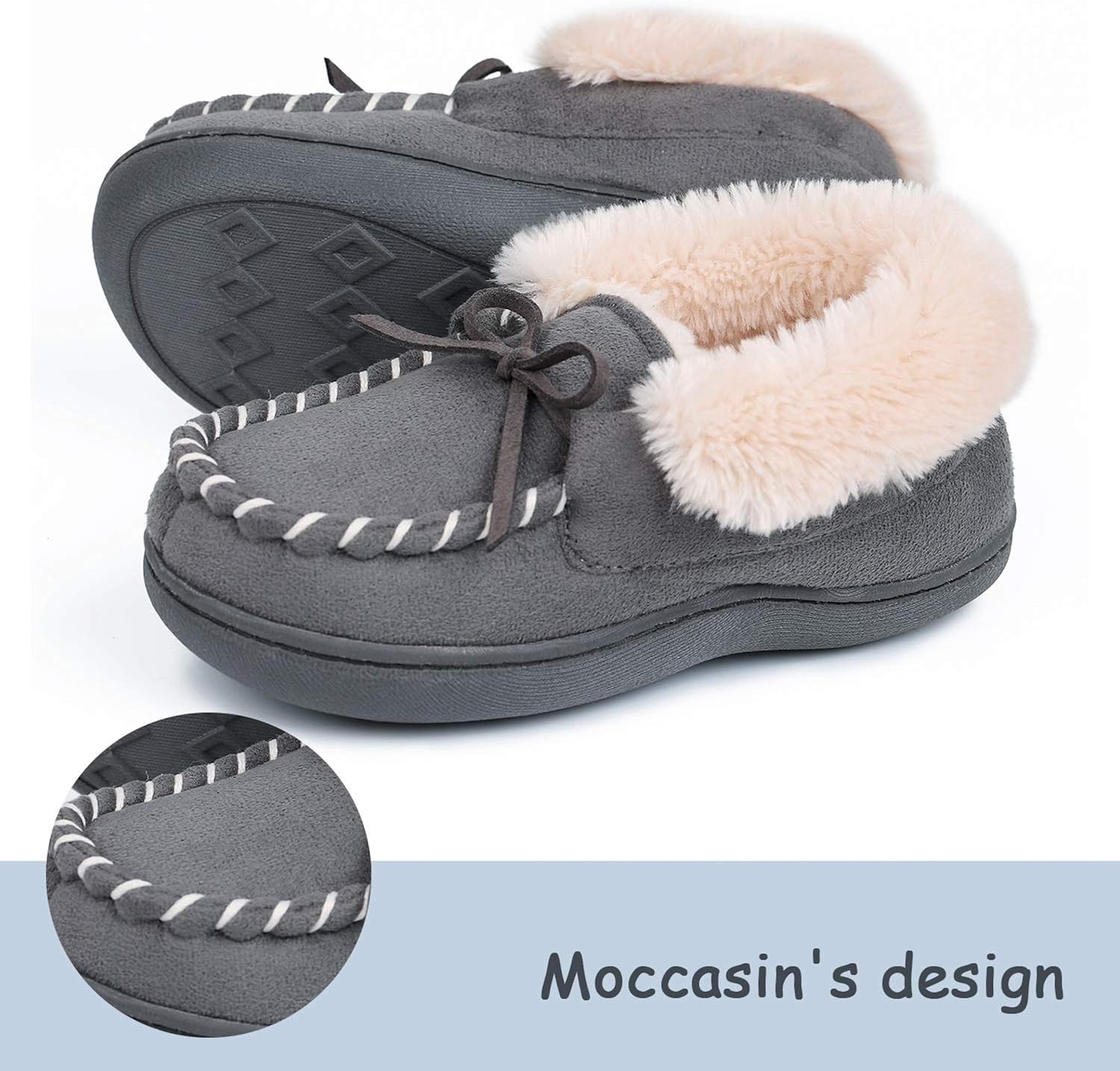 sherpa moccasin slippers