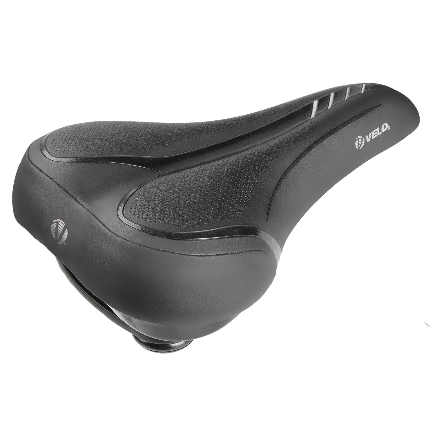 Velo Unisex Adult Fit Townie Saddle For Bicycle - Black, Medium