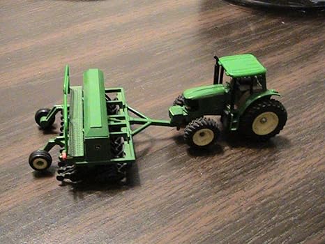 john deere tractor and drill toy