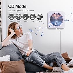 MICOCIOUS Portable CD Player with Bluetooth Desktop