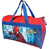 Spider-Man Kids 17" Overnighter Carry-On Duffel Bag (Red-Blue)