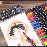 Laconile 72 Colours Dual Tip Brush Pens Brush Markers view 5