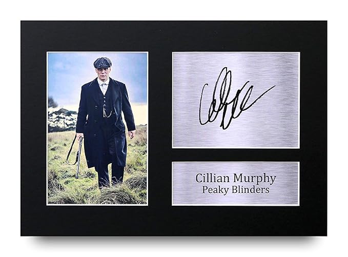 HWC Trading Cillian Murphy Geschenke A4 Gedrucktes Autogramm Peaky Blinders Thomas Selby Druck-Foto-Bilderanzeige