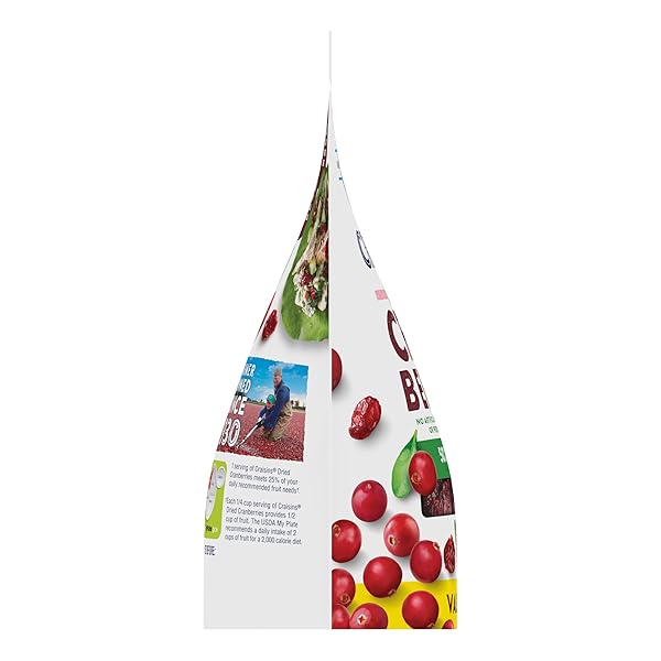 OCEAN SPRAY® CRAISINS®, 50% LESS SUGAR DRIED CRANBERRIES, DRIED FRUIT, 20 OZ POUCH