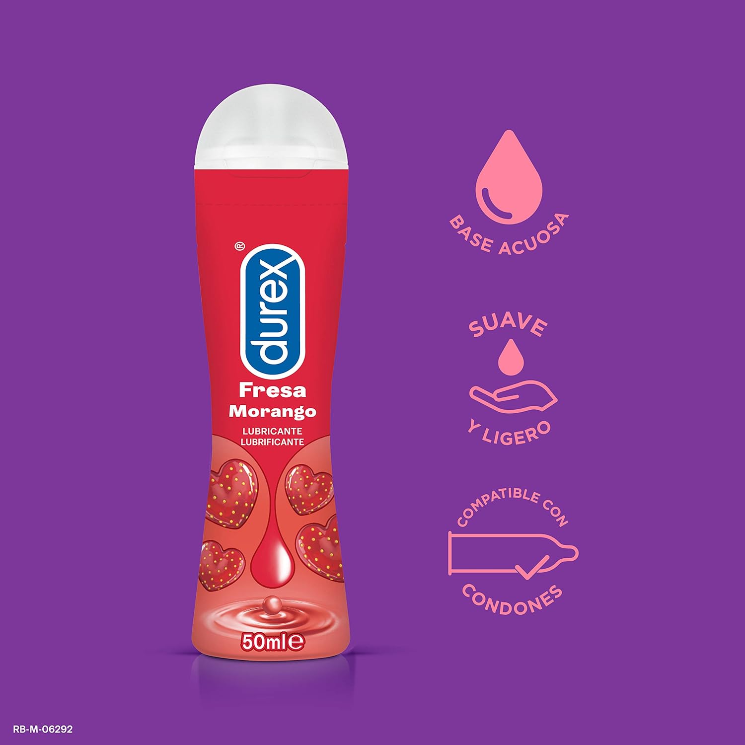 Lubricante Durex Play Sabor Fresa por 6,54€ (en compra recurrente)