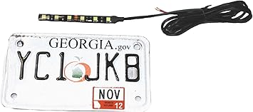 motorcycle license plate light autozone