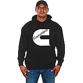 JH DESIGN GROUP Men's Cummins Diesel Logo Pullover Hoodie Sweatshirt
