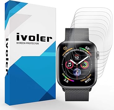 iVoler [8 Unidades] Protector de Pantalla para Apple Watch 40mm ...