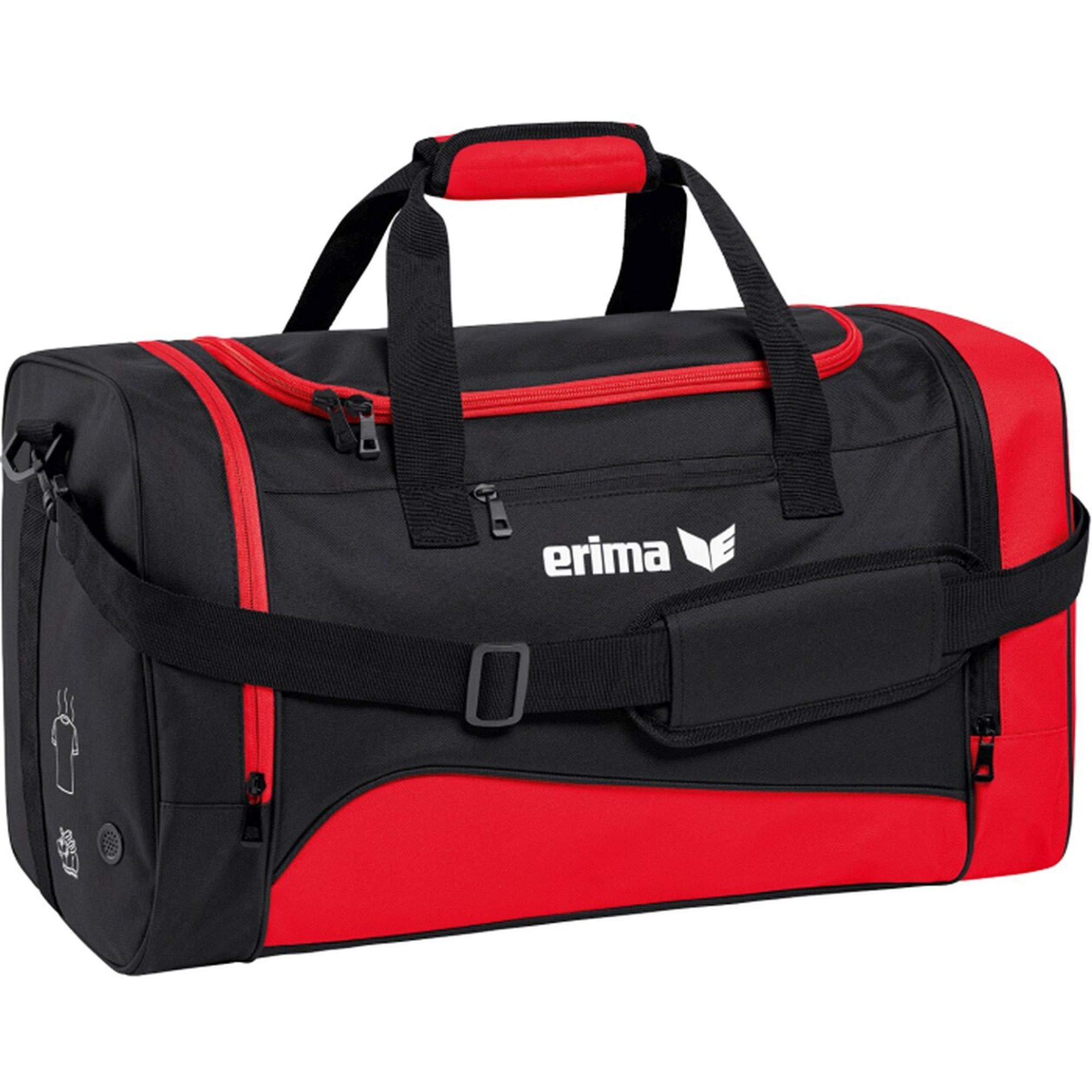 erima Sports Bag Duffel, 65 cm, 67 Liters, Red/Black