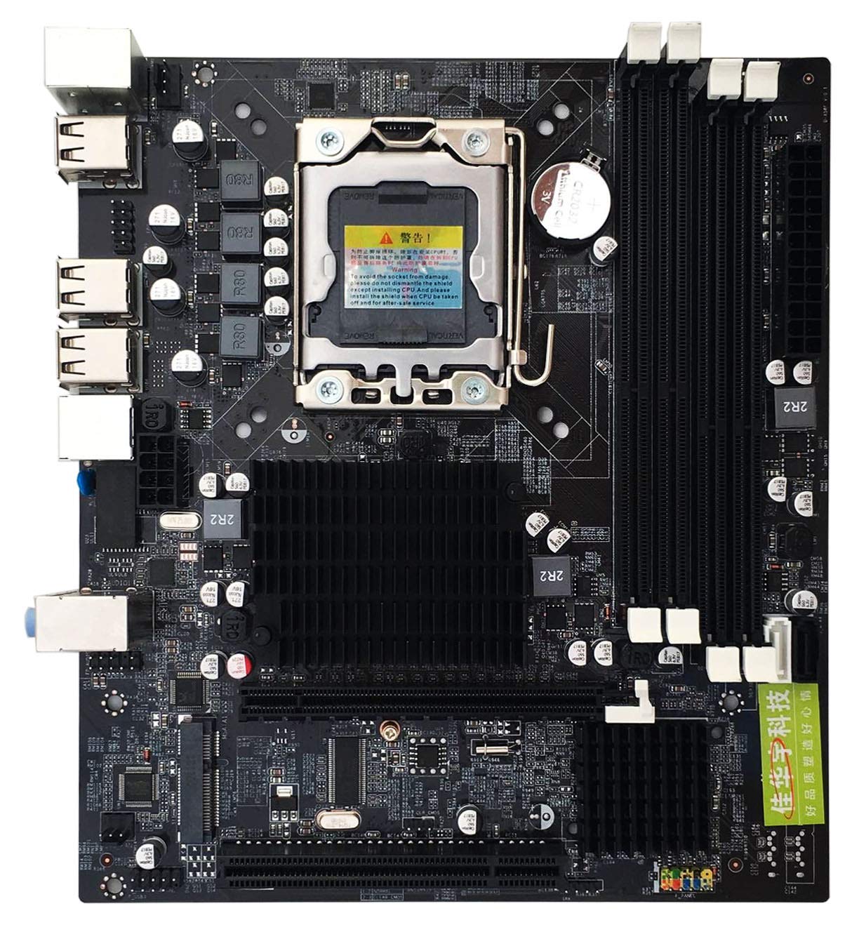 RONSHIN Electrónica Placa Madre X58 LGA 1366 Pin CPU Intel ...