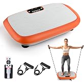 Vibration Plate Exercise Machine for Weight Loss Fitness Equipment, Vibration Plate Platform for Home Fitness,Lymphatic Drainage Shaking Full Body Shaker 99 Adjustable Speeds