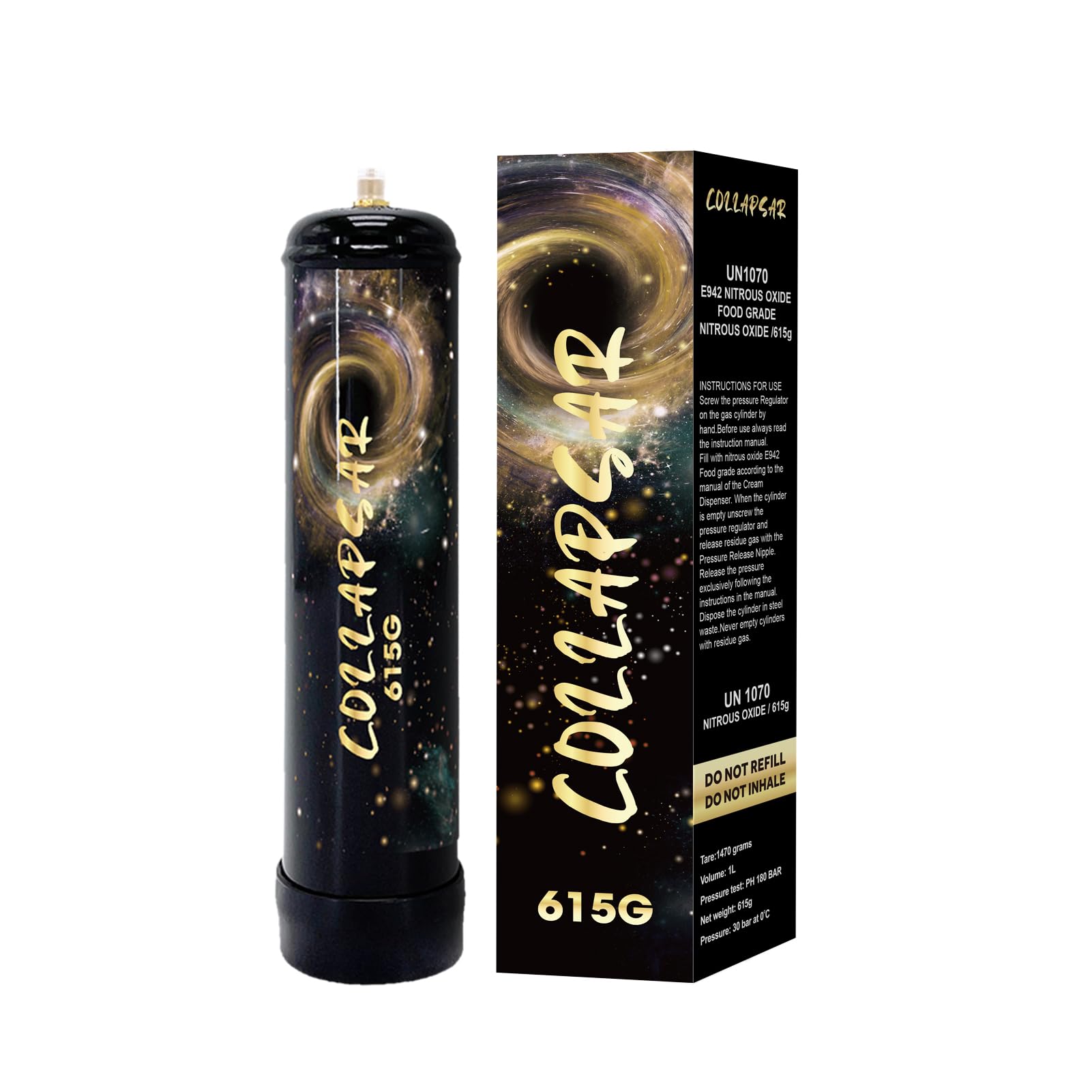 3.3L Whipped Cream Charger – 2100g Nitrous Oxide Tank For Cream Dispensers