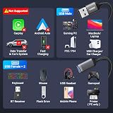 KiwiBird USB Splitter 2 Port Male to Dual Female USB 2.0 Extension Data Charging view 2