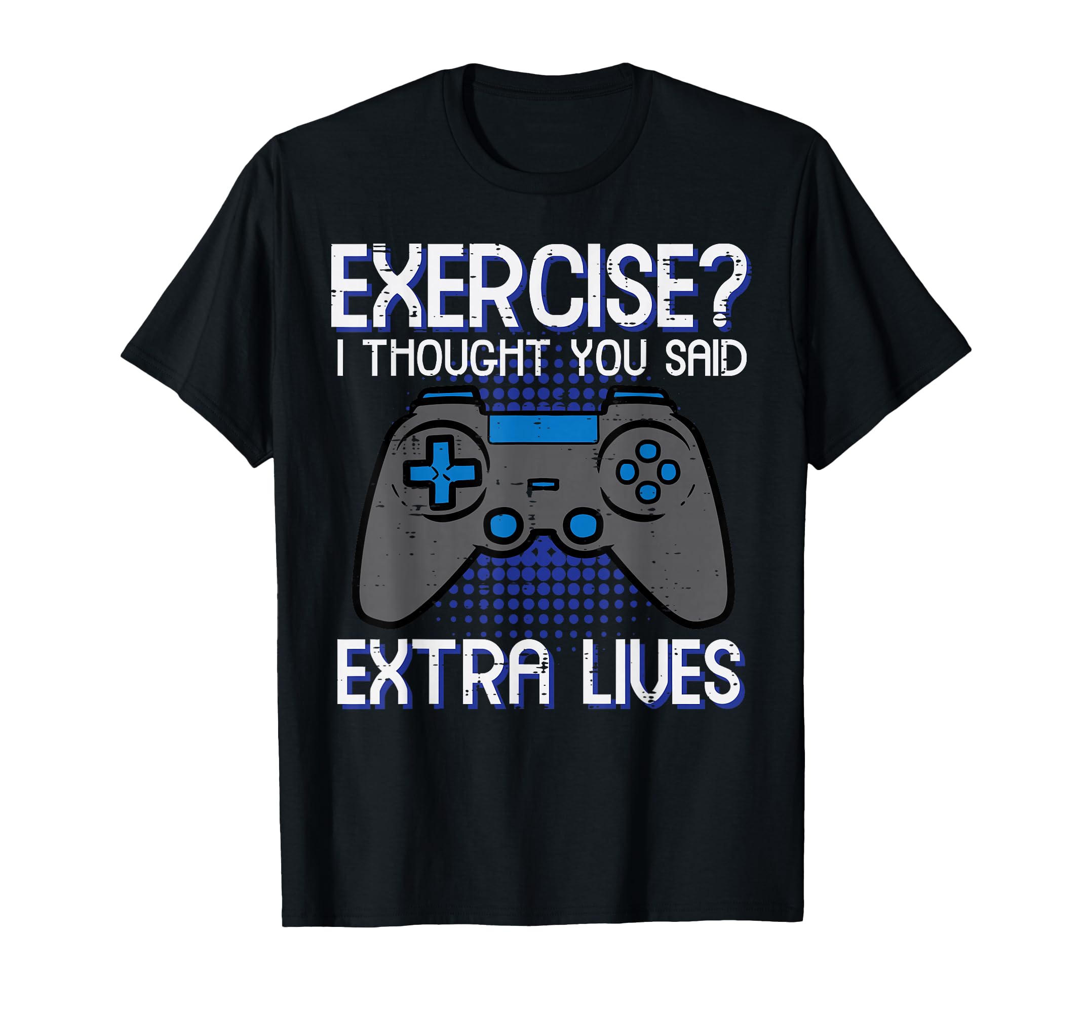 Photo 1 of ** orange **Gamer Exercise Thought Extra Lives Funny Gaming Kid T-Shirt. size small.