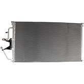 TRQ A/C Air Conditioning Condenser | For 96-99 Chevrolet GMC Suburban C1500 C2500 K1500 K2500 99-00 Cadillac Escalade