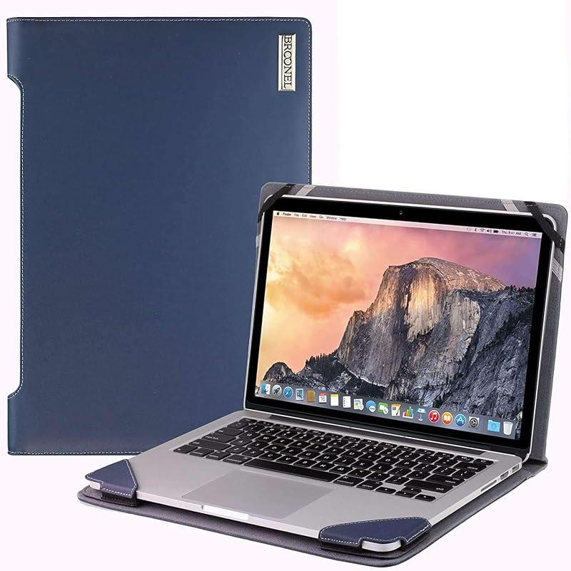 Broonel Profile Series Blue Leather Laptop Case ASUS L210 11.6 inch