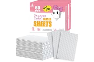 I-SPER 60 PCS Magic Sponge Eraser Sheets, Reusable Upgrade Convex Point Scrub Pad Singles Eraser Cleaning Sponge Portable Thin Nano Wipes for Kitchenware Furniture Faucets Hard-to-Reach Places