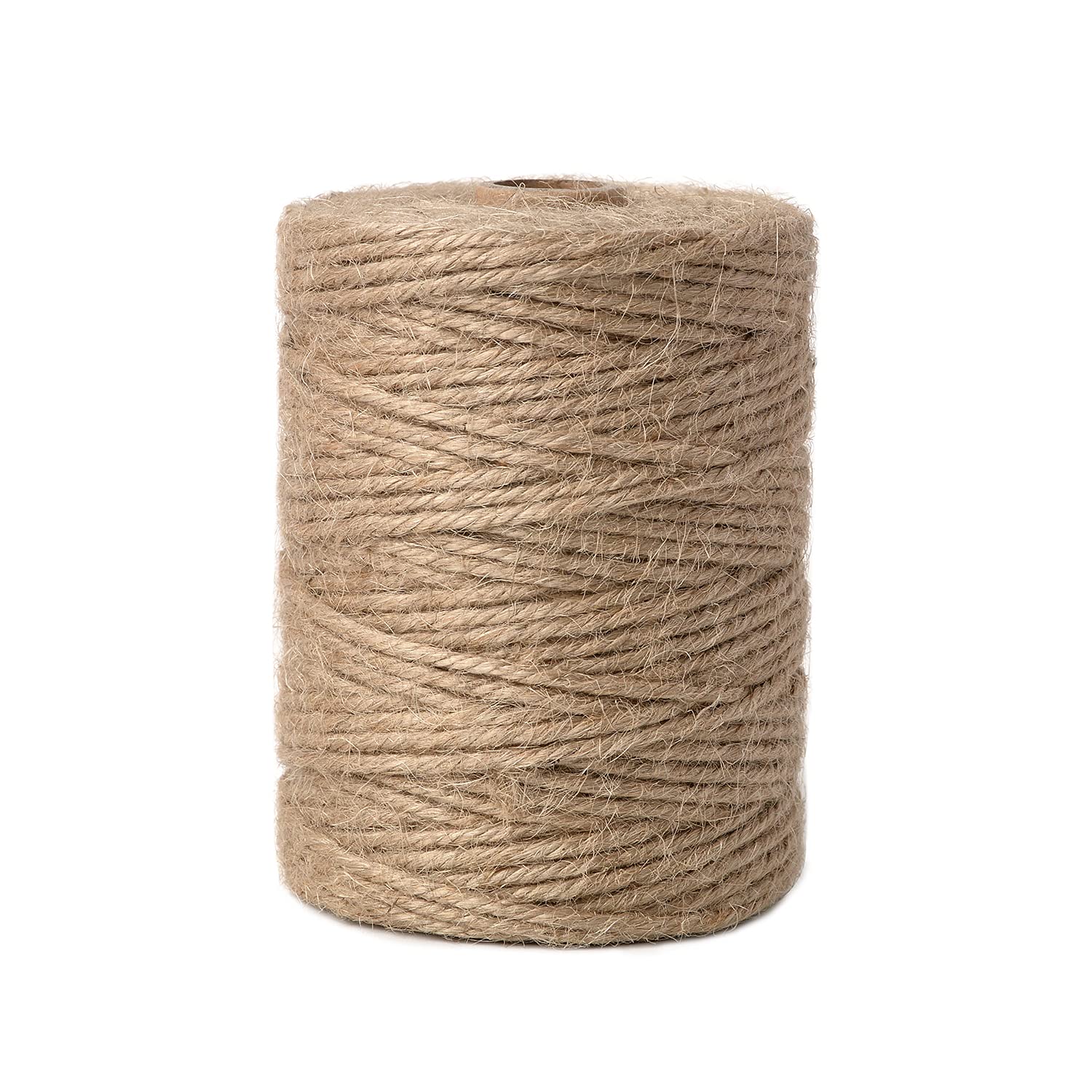 Photo 1 of Natural Jute Twine 4mm 100 Feet Crafting Twine String for Crafts Gift, Craft Projects, Wrapping, Bundling, Packing, Gardening and More, Jute Rope to Use Around The House and Garden