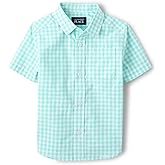 The Children's Place boys Short Sleeve Button Up Shirt