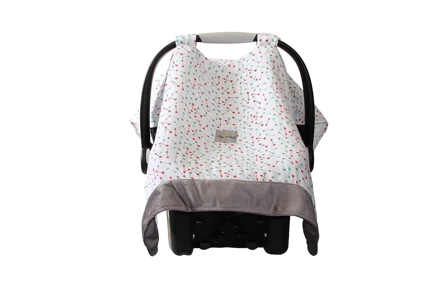 Amazon Com Itzy Ritzy Cozy Happens Muslin Infant Car Seat Canopy