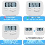 MECHEER Magnetic Timer for Kids Digital Countdown Clock 96 dB Loud Alarm view 5