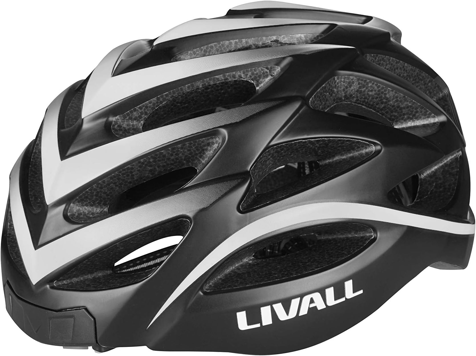 LIVALL BH62 Smart Bling Bike Helmet with Lights LED on The top and Back,Built-in Windbreak Mic,G-Sensor,Bluetooth Speaker,with Bling Jet Controller Cycling Helmet