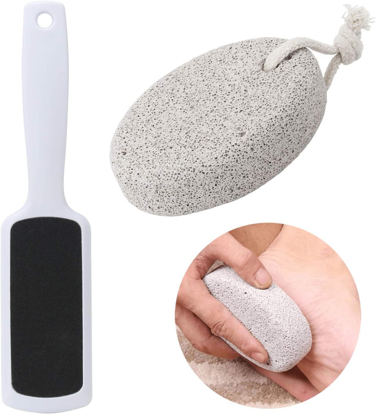 Pumice Stone Foot File Natural Foot Pumice Exfoliation to Remove Dead Skin for Foot Dead Make Feet Smooth and Comfortable Health Foot Care