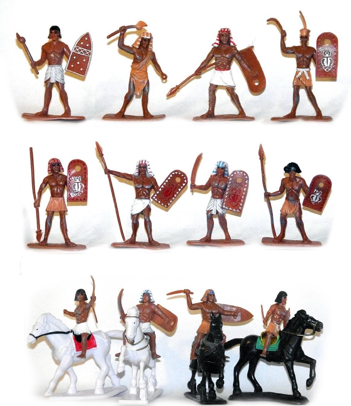 Plastic Toy Soldiers Ancient Egyptian Infantry Ancient Egypt Figures