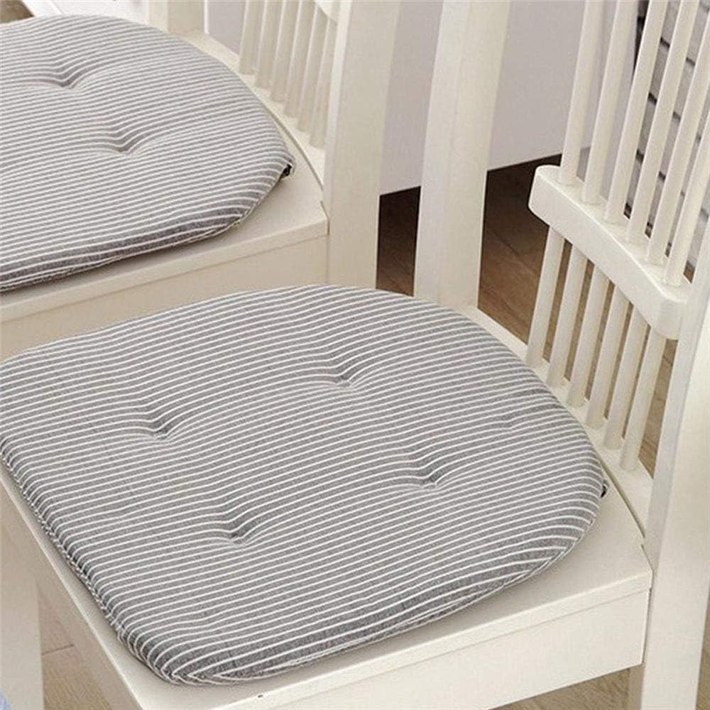 Best Gingham Non Slip Kitchen Chair Cushions