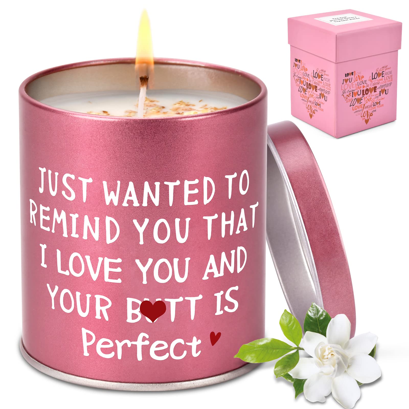 Valentines Funny Gifts for Her Women,9oz Funny Scented Candles, Valentines Day Gifts for Girlfriend Women,Anniversary Presents for Her Wife on Birthday Christmas