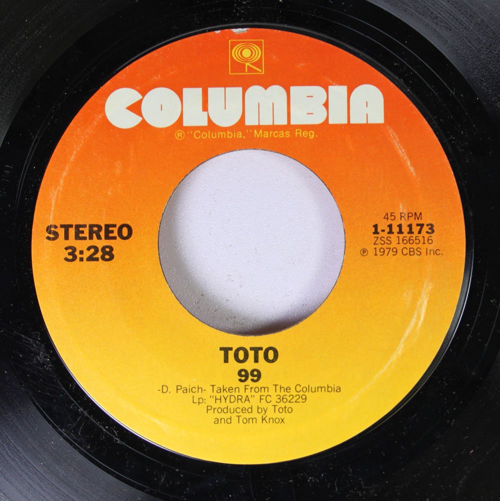  Toto 45 RPM 99 / Hydra Music