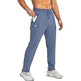 G Gradual Men's Sweatpants with Zipper Pockets Tapered Joggers for Men Athletic Pants for Workout, Jogging, Running