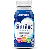 Similac Advance Infant Formula with Iron, Stage 1 Ready-to-Feed Bottles, 8 Ounce, (Pack of 24) (Packaging May Vary)