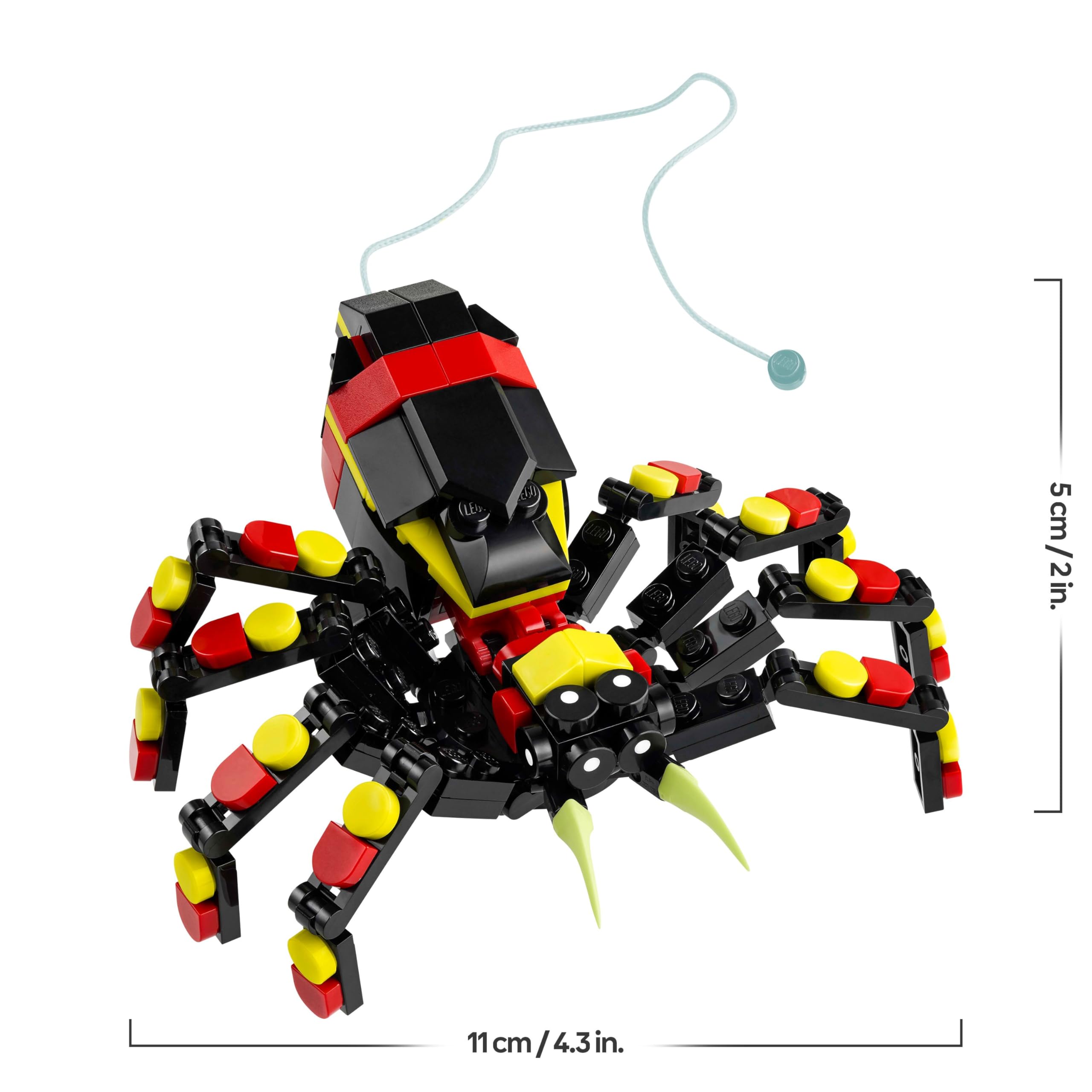 LEGO Creator 3in1 Wilde Tiere: Überraschungsspinne - Spielzeug zum Umbauen in eine Skorpion Figur oder Schlange - Bauset mit 3 Modellen - Geschenk für Jungen und Mädchen ab 7 Jahren 31159 8