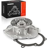 A-Premium Engine Water Pump (DOHC 3.6L 3.0L 2.8L) Compatible with GM Cars | for Chevrolet Colorado, Canyon, Equinox 08-17, Camaro 10-15 &amp; GMC Canyon 15-16, Acadia 07-16 &amp; Cadillac ATS 13-19, STS 05-11