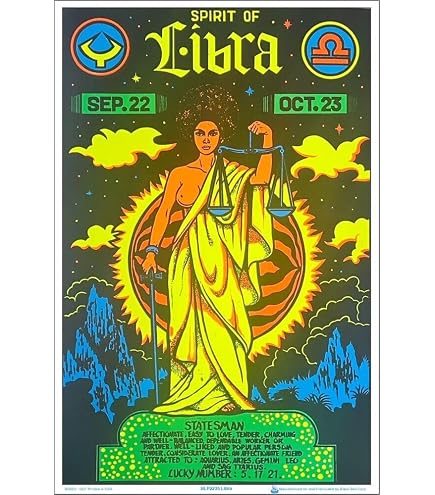 Amazon.com: Scorpio Posters Zodiac Lovers - Flocked Blacklight