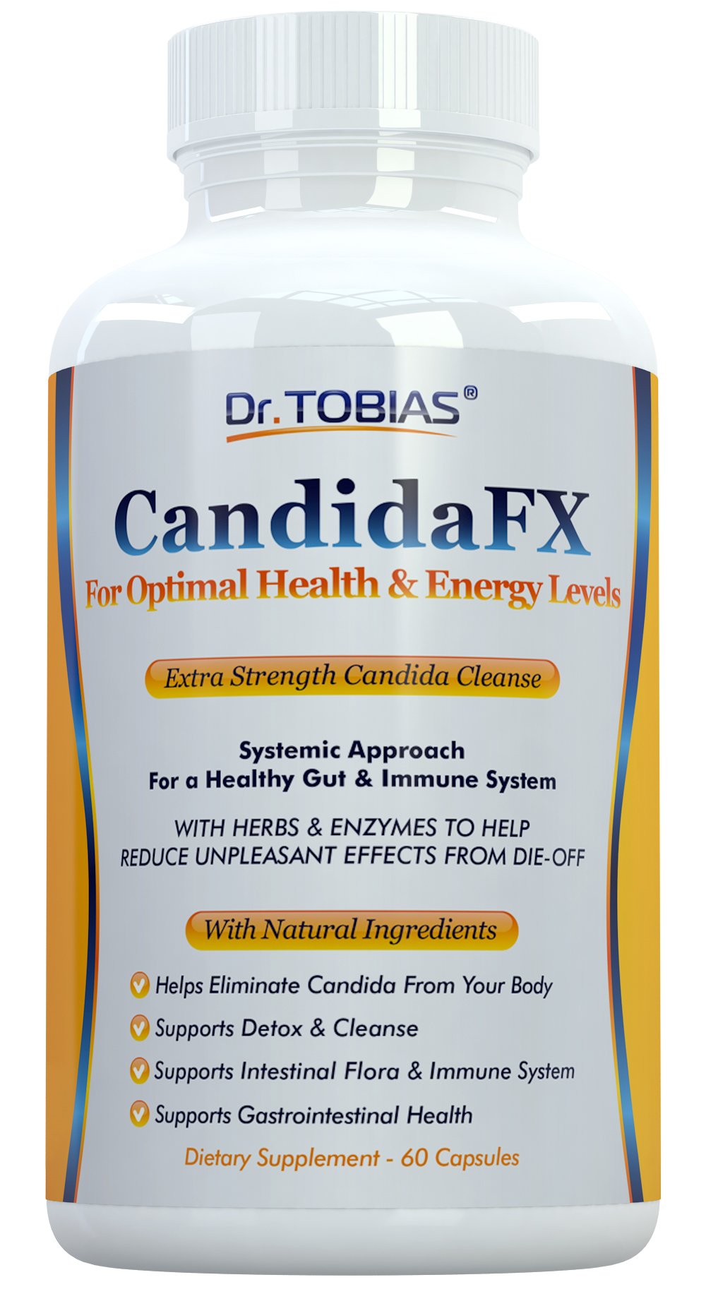 CandidaFX Extra Strength Candida Cleanse With Herbs & Enzymes To Help Reduce Unpleasant