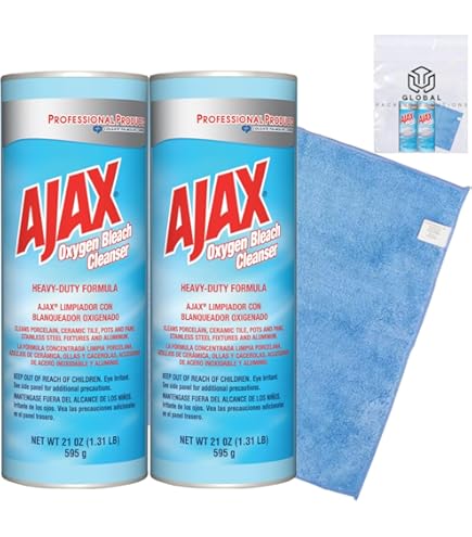 Amazon.com: Ajax Oxygen Bleach Powder Cleanser, 21Oz Can, 24