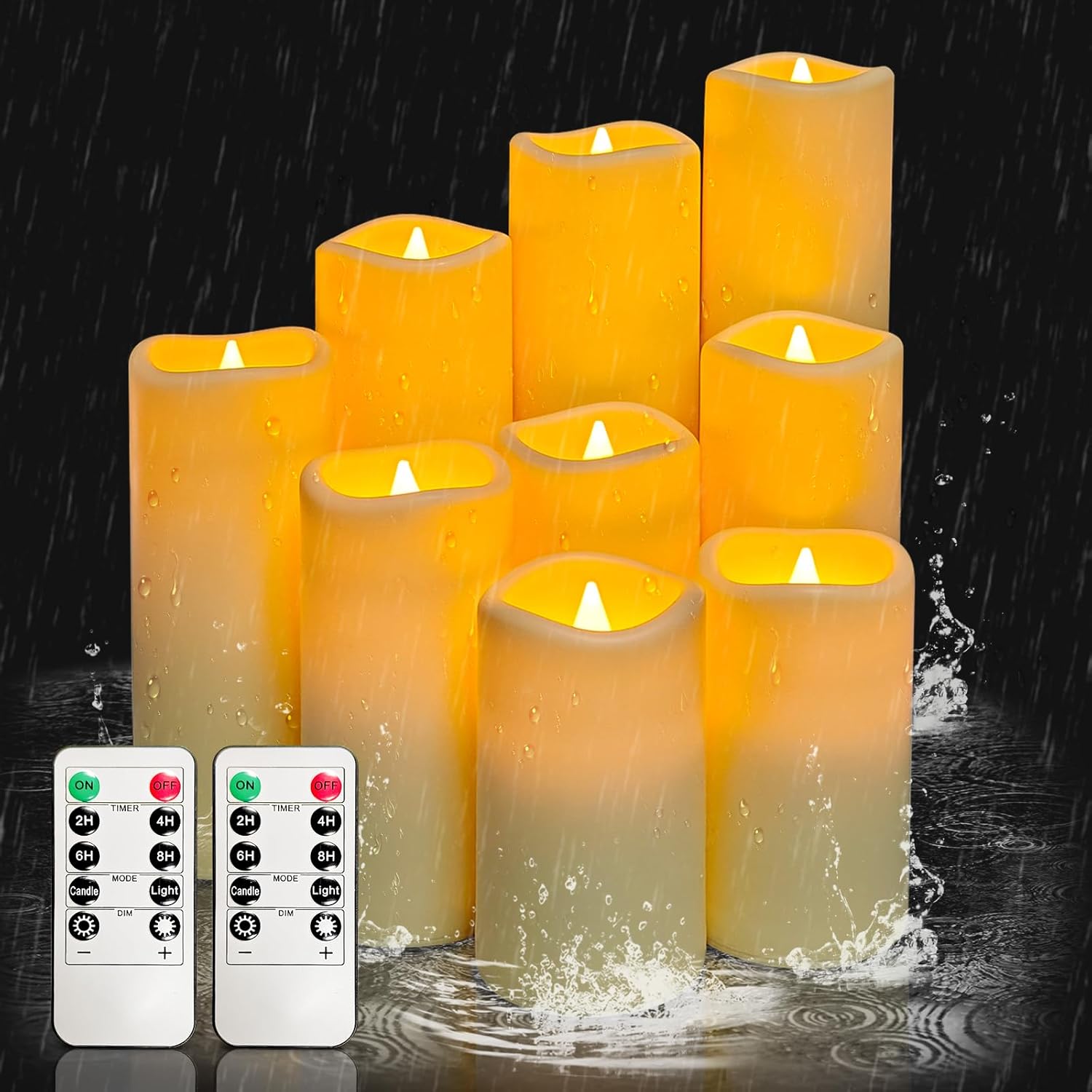 Lighting - Abrief Flameless Candles LED Battery Operated Candles 4