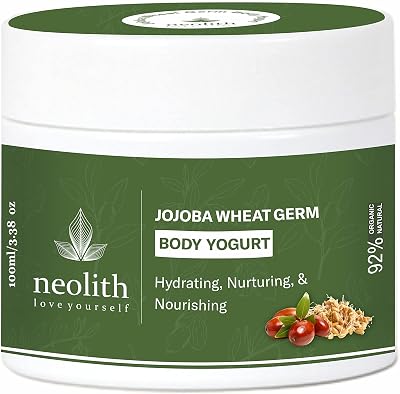 Neolith Jojoba Wheat Germ Body Yogurt Pentavitin Moringa Oil Vegan Organic 200ml
