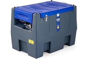 Orion Motor Tech 58 gallon Diesel Tank, 10.6 gpm Portable Fuel Tank with 12V DC Electric Transfer Pump, Diesel Fuel Tank with Auto Nozzle 13.1ft Hose, Diesel Tank for Easy Fuel Transportation