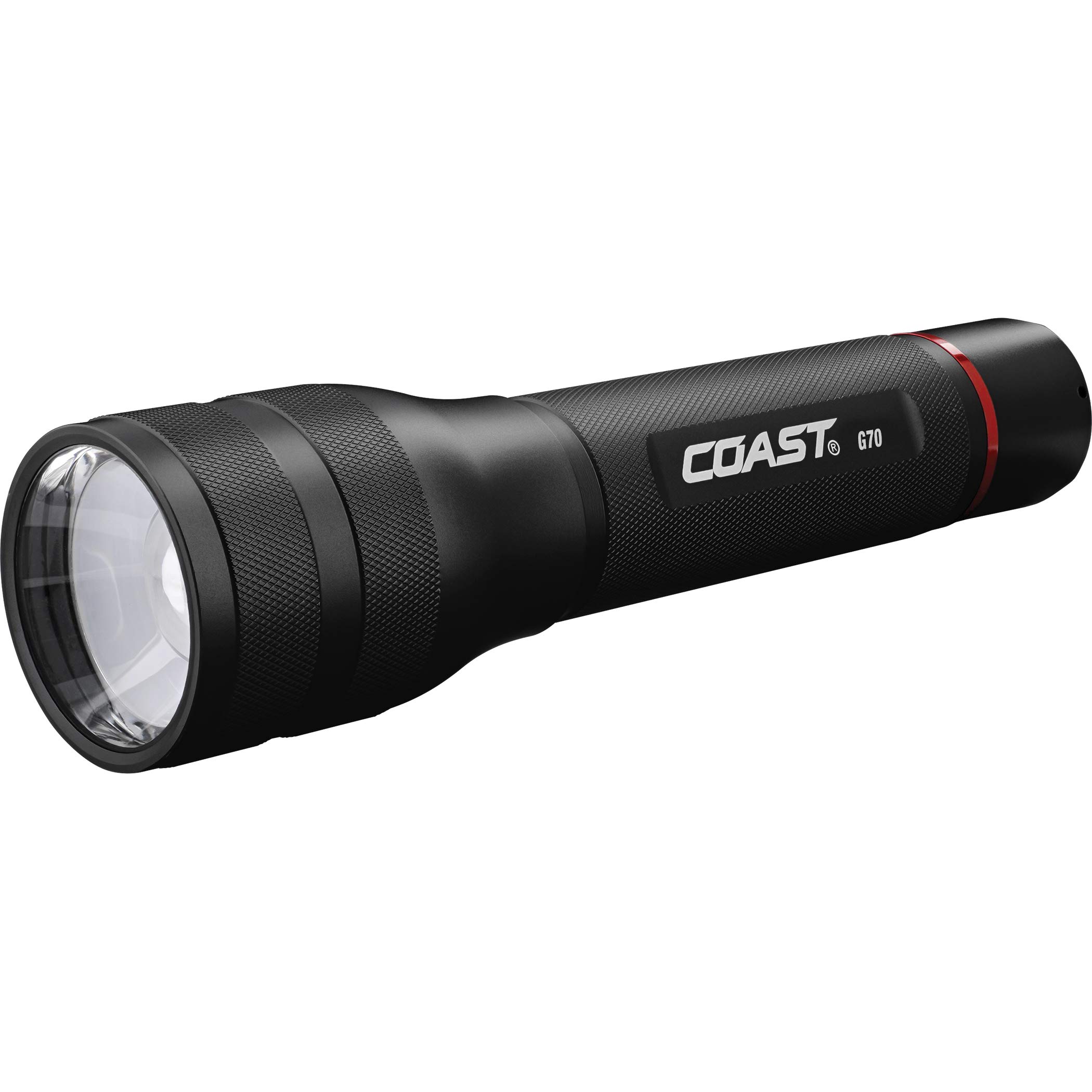 Coast G70 850 Lumen Focusing LED Flashlight, Batteries Included