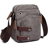 Collsants Mini Crossbody Bags for Women and Men - Small Purses and Handbags - Travel Bag - Canvas Shoulder Purse
