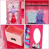Miunana 101 pcs Wardrobe Closet Doll Clothes Accessories Set 11.5 Inch view 7