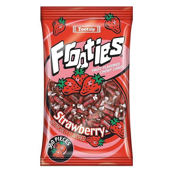TOOTSIE ROLL STRAWBERRY FROOTIES – 360 PACK,38.8OZ